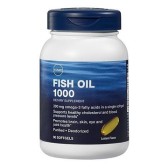超低价啦~GNC Fish Oil 健安喜 鱼油1000 mg×90粒 $4.99（约33元）