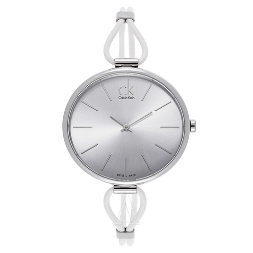 Calvin Klein 女士时尚皮绳手表 K3V231L6