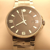 Movado 摩凡陀SE Pilot 不锈钢男士石英手表 $495（约3437元）