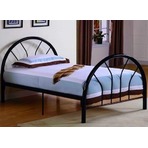 Roundhill Furniture Belledica 带床靠金属床架*Full