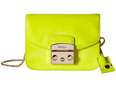 Furla Metropolis Mini Crossbody 柠檬黄斜挎小包