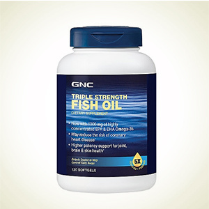 GNC：三倍强效深海鱼油 120粒
