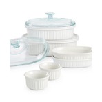 康宁Corningware 白色烘培器具10件套