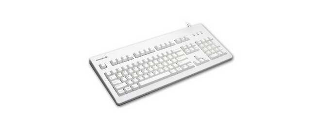 CHERRY 樱桃G80-3000LSCEU-0机械键盘 白色青轴