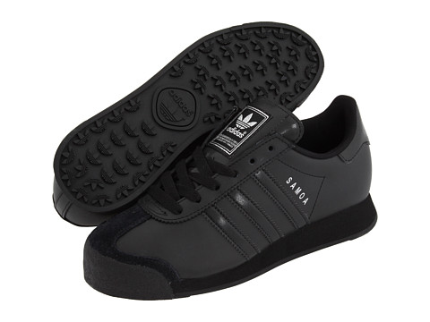 成人可穿！Adidas阿迪达斯Originals Kids Samoa大童款真皮时尚运动鞋