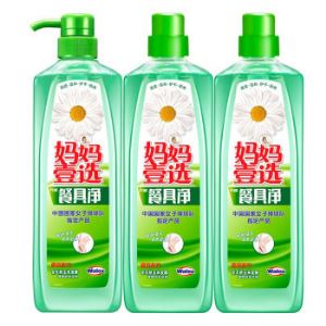 妈妈壹选 餐具净1kg 3支装 洗洁精*2套   