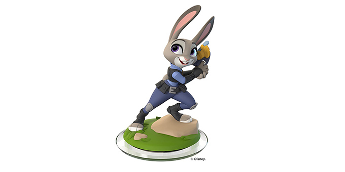Disney Infinity Judy Hopps Figure 疯狂动物城朱迪玩偶