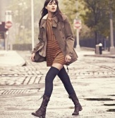 Timberland 添柏岚 女士真皮机车中筒靴 $64.99（约455元）