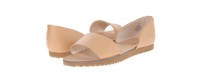 新低价！Nine West Qualify 女款真皮凉鞋