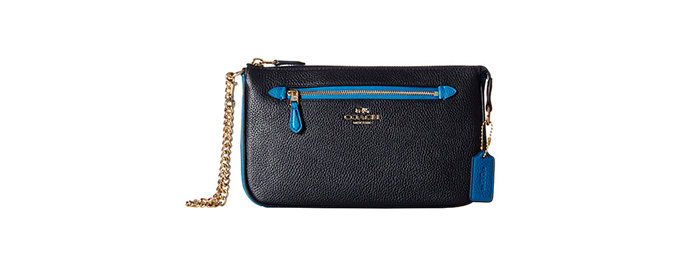 COACH 蔻驰 Color Block Nolita 24 Wristlet 复古手拿包