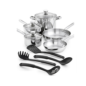 Macy's ：Tools of the Trade 不锈钢锅具12件套