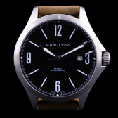Hamilton 汉密尔顿Khaki Aviation 卡其航空系列经典机械表 $318（约2216元）