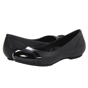 Crocs 卡骆驰 Cap Toe Flat 女款休闲平底鞋