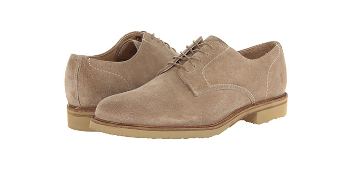 FRYE Jim Oxford 男士翻毛皮系带休闲鞋