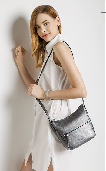 国内￥2599！ECCO爱步SP Small Hobo Bag女士真皮单肩包