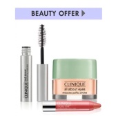 Neiman Marcus：Clinique 倩碧 彩妆护肤 满$75送3件豪华小样（蜡笔小胖水漾滋润唇膏笔+睫毛膏+全效眼霜）