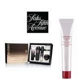 Saks Fifth Avenue：资生堂 护肤彩妆 满$75送小红瓶眼部精华豪华小样+满$150再送时光琉璃御藏系列4件套