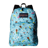 JanSport SuperBreak® 水果图案清新蓝背包 $27.99（约195元）