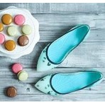 清新水蓝色！Crocs卡洛驰 Rio豹纹平底鞋