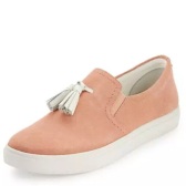 Donald J Pliner 女款休闲反绒皮革厚底一脚蹬 降至$89（约620元）