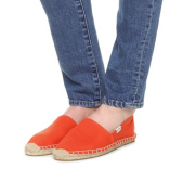 Soludos Dali 橙色帆布草底鞋 $29.4（约205元）