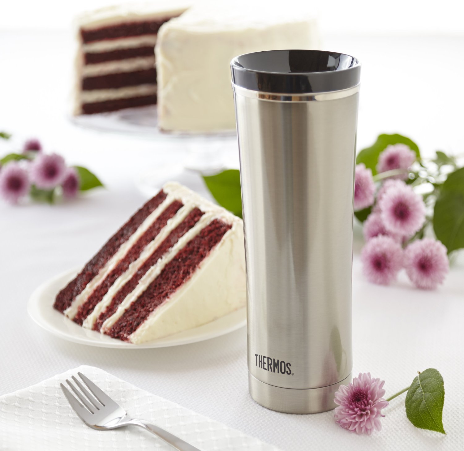 直邮好价！Thermos 膳魔师 双层真空不锈钢 保温保冷双效旅行杯 450ml