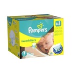 帮宝适Pampers Swaddlers 1号纸尿布大盒装216片