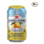 San Pellegrino 果汁汽水 24罐 可选柠檬或西柚味