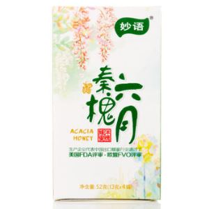 妙语 六月秦槐蜂蜜 13克*4袋