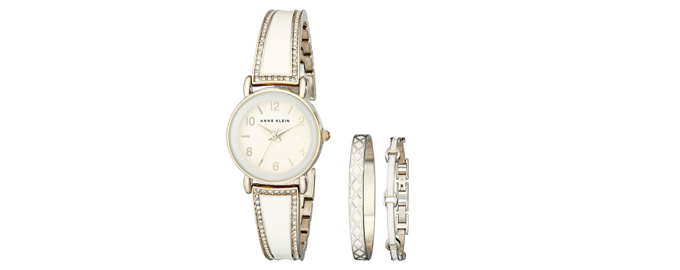 Anne Klein AK/2052IVST 女士腕表套装