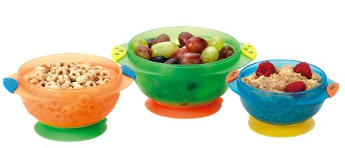 munchkin 满趣健 Stay Put Suction 吸盘碗 3个装