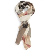 Burberry 巴宝莉 Check Print 经典格纹真丝围巾 $296.25（约2063元）