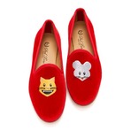 诙谐的Emoji表情在鞋上！shopbop.com精选Del Toro可爱吸烟鞋促销