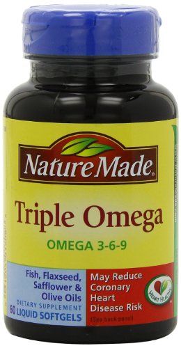 降三高！Nature Made 三倍复合鱼油60粒*3瓶