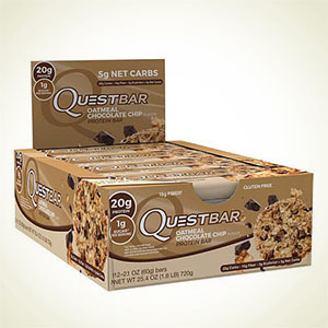 GNC：QuestBar® 蛋白能量棒 燕麦巧克力口味