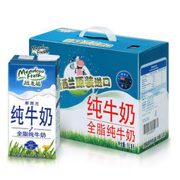 Meadow fresh 纽麦福 进口全脂纯牛奶 1L*6盒 礼盒装