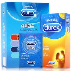 durex 杜蕾斯 经典四合一24支组合