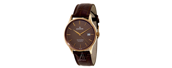 EDOX 80081-37R-BRIR Les Vauberts 男款机械腕表