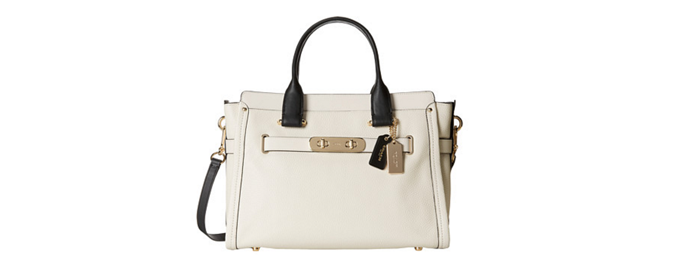 COACH Colorblock Coach Swagger 37 蔻驰 女士手提包