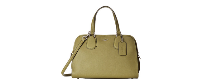 COACH 蔻驰 Crossgrain Leather Nolita 女士真皮手提包