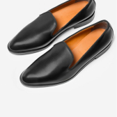 Everlane The Modern Smoking Loafer 现代时尚乐福鞋 黑白两色可选 $160（约1118元）