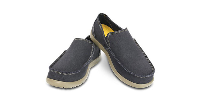 舒适好价！Crocs Santa Cruz 男士帆布乐福鞋