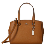 COACH Crossgrain Mini Double Zip Carryall 真皮手提斜挎包 $159.99（约1115元）