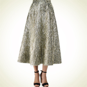 Neiman Marcus：Lela Rose金属条纹长裙