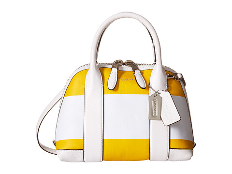 Coach 蔻驰 Bleecker Striped 女款条纹贝壳包