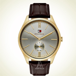 Ashford：Tommy Hilfiger Curtis 镀金休闲石英男表