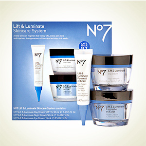 SkinStore：Boots 7 BOOTS NO.7 LIFT AND LUMINATE 紧致护肤套装