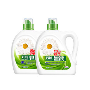 妈妈壹选 天然皂液 护色洗衣液 3kg*2瓶