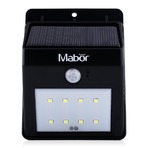 Mabor 防水太阳能8LED墙灯带动态感应传感器