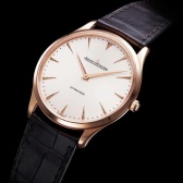 Jaeger LeCoultre 积家超薄大师系列玫瑰金机械男表 $9945（约67300元）